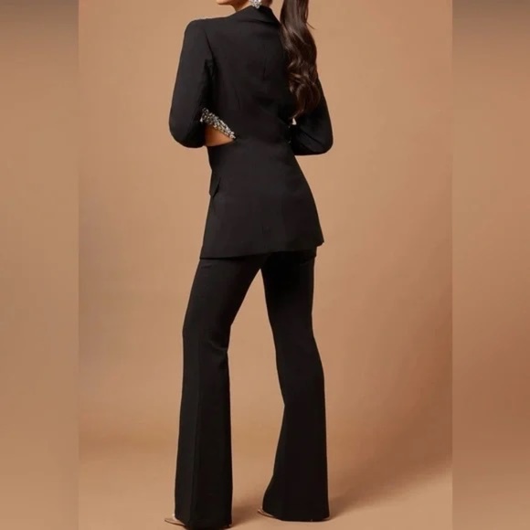 NWT Claire Embellished Suit Fashion Nova Size XL - Picture 3 of 3